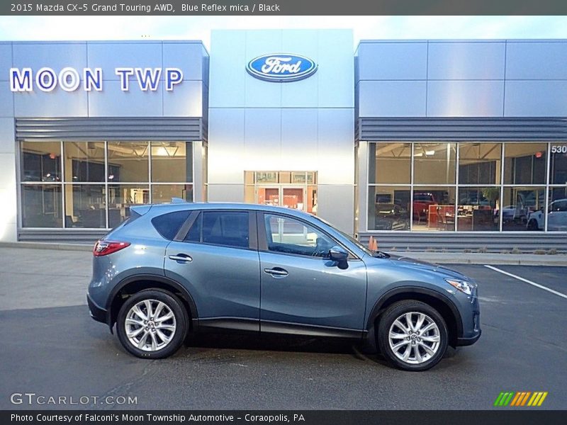 Blue Reflex mica / Black 2015 Mazda CX-5 Grand Touring AWD