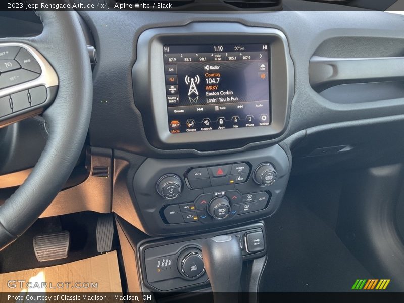 Controls of 2023 Renegade Altitude 4x4