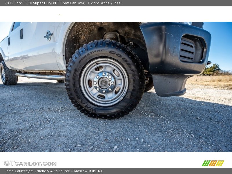 Oxford White / Steel 2013 Ford F250 Super Duty XLT Crew Cab 4x4