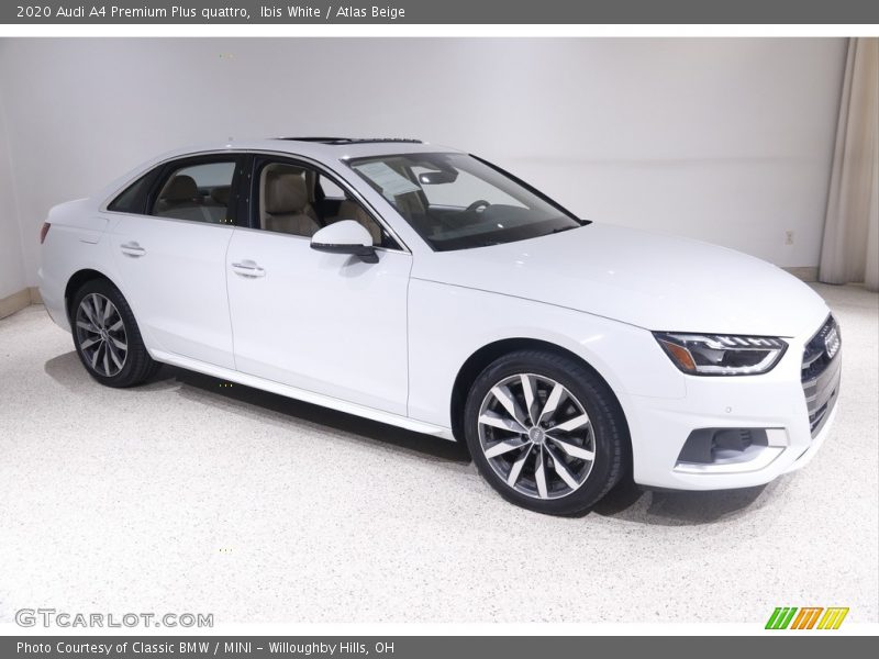 Ibis White / Atlas Beige 2020 Audi A4 Premium Plus quattro