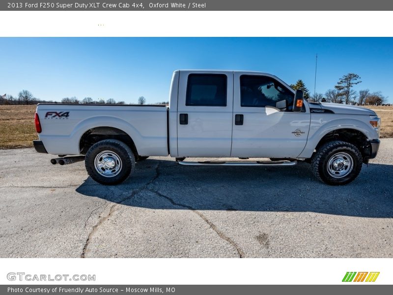 Oxford White / Steel 2013 Ford F250 Super Duty XLT Crew Cab 4x4