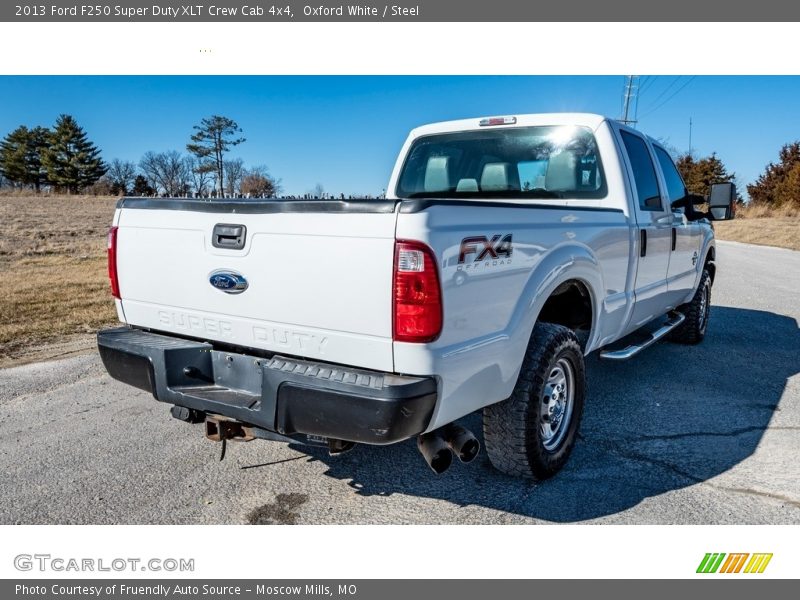 Oxford White / Steel 2013 Ford F250 Super Duty XLT Crew Cab 4x4