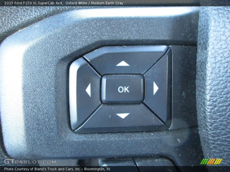 Oxford White / Medium Earth Gray 2015 Ford F150 XL SuperCab 4x4