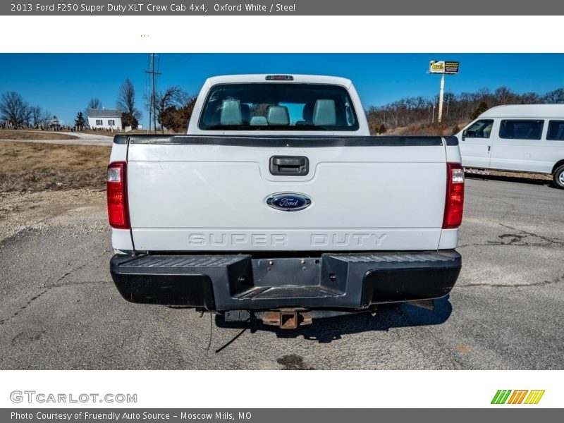 Oxford White / Steel 2013 Ford F250 Super Duty XLT Crew Cab 4x4