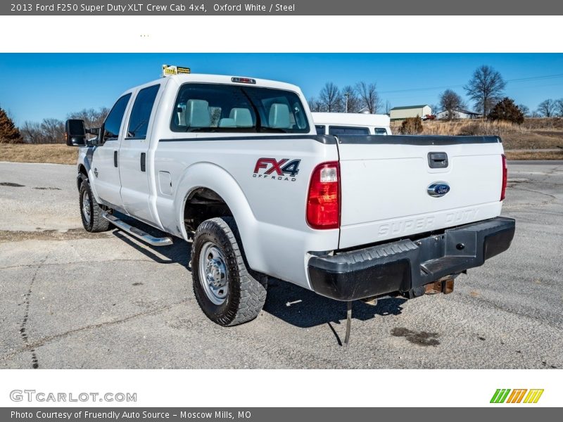 Oxford White / Steel 2013 Ford F250 Super Duty XLT Crew Cab 4x4