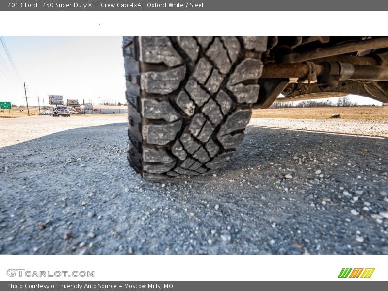 Oxford White / Steel 2013 Ford F250 Super Duty XLT Crew Cab 4x4