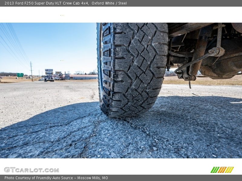 Oxford White / Steel 2013 Ford F250 Super Duty XLT Crew Cab 4x4