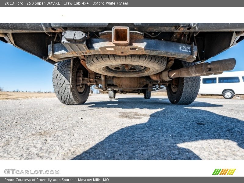 Oxford White / Steel 2013 Ford F250 Super Duty XLT Crew Cab 4x4