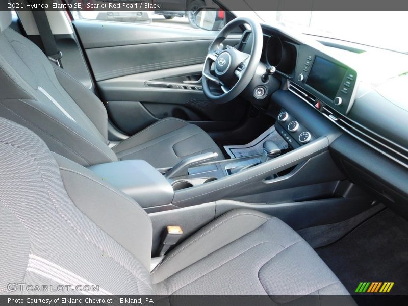 Scarlet Red Pearl / Black 2021 Hyundai Elantra SE