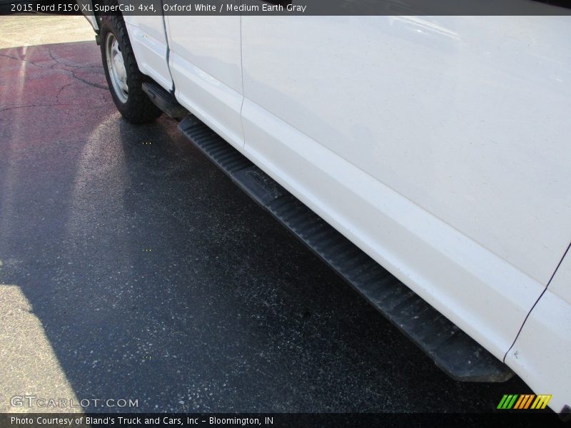 Oxford White / Medium Earth Gray 2015 Ford F150 XL SuperCab 4x4