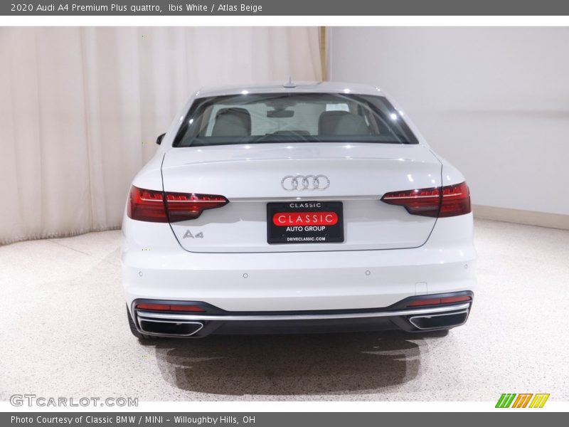 Ibis White / Atlas Beige 2020 Audi A4 Premium Plus quattro