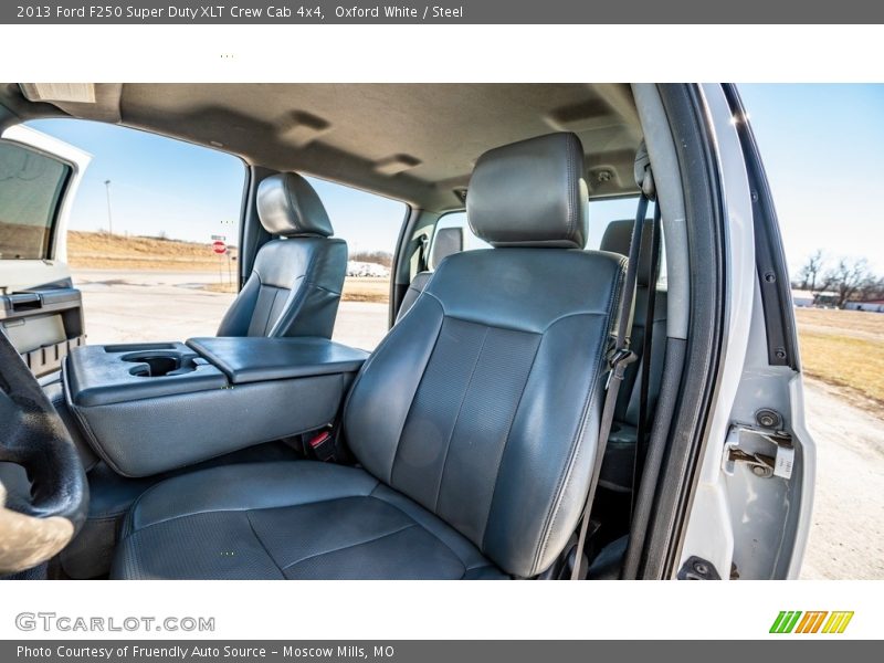 Oxford White / Steel 2013 Ford F250 Super Duty XLT Crew Cab 4x4