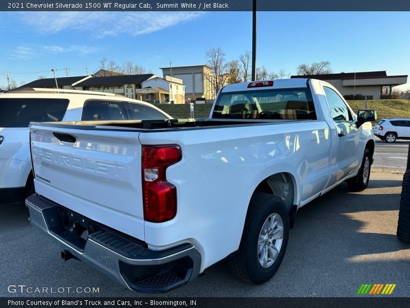 Summit White / Jet Black 2021 Chevrolet Silverado 1500 WT Regular Cab