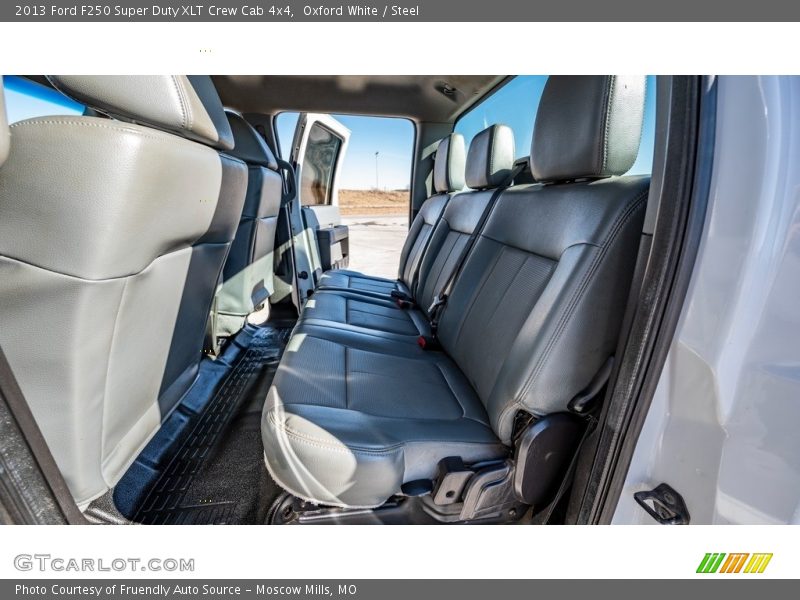 Oxford White / Steel 2013 Ford F250 Super Duty XLT Crew Cab 4x4