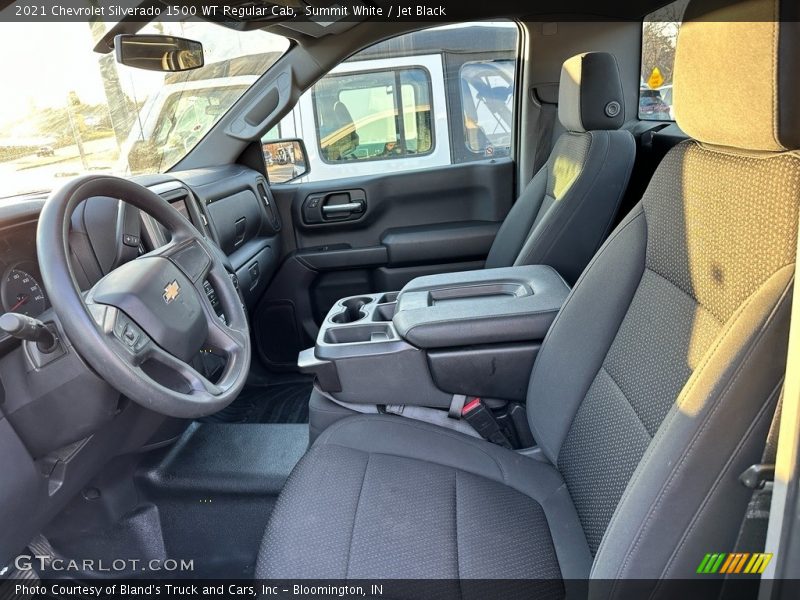 Summit White / Jet Black 2021 Chevrolet Silverado 1500 WT Regular Cab
