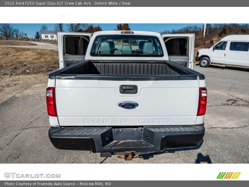 Oxford White / Steel 2013 Ford F250 Super Duty XLT Crew Cab 4x4