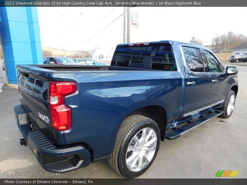 Northsky Blue Metallic / Jet Black/Nightshift Blue 2023 Chevrolet Silverado 1500 High Country Crew Cab 4x4