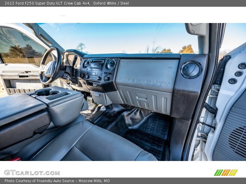 Oxford White / Steel 2013 Ford F250 Super Duty XLT Crew Cab 4x4