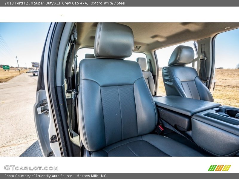 Oxford White / Steel 2013 Ford F250 Super Duty XLT Crew Cab 4x4