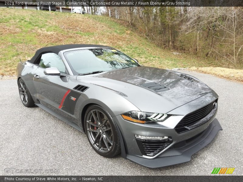 Front 3/4 View of 2021 Mustang Roush Stage 3 Convertible