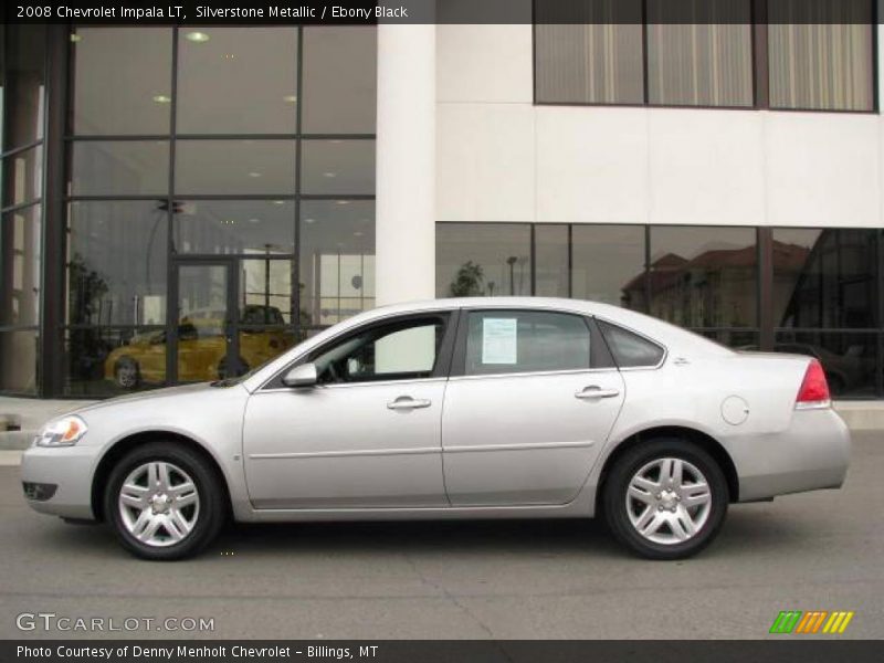 Silverstone Metallic / Ebony Black 2008 Chevrolet Impala LT