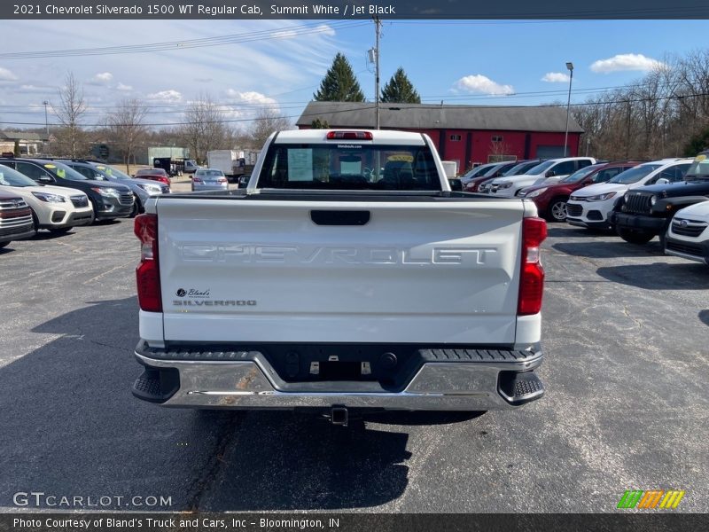 Summit White / Jet Black 2021 Chevrolet Silverado 1500 WT Regular Cab