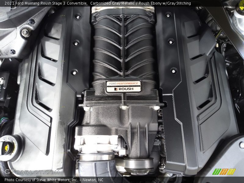  2021 Mustang Roush Stage 3 Convertible Engine - 5.0 Liter Roush Supercharged DOHC 32-Valve Ti-VCT V8