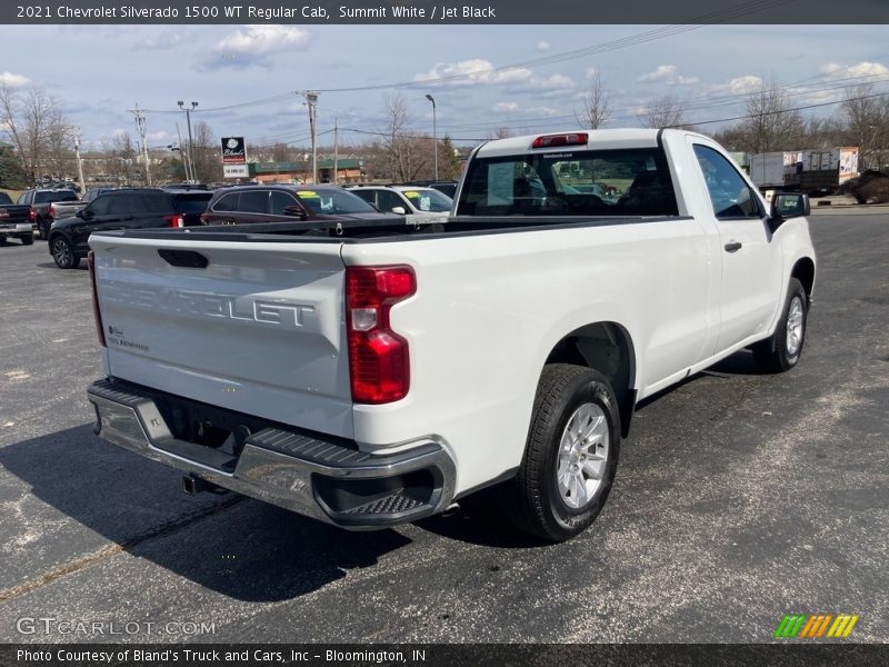 Summit White / Jet Black 2021 Chevrolet Silverado 1500 WT Regular Cab