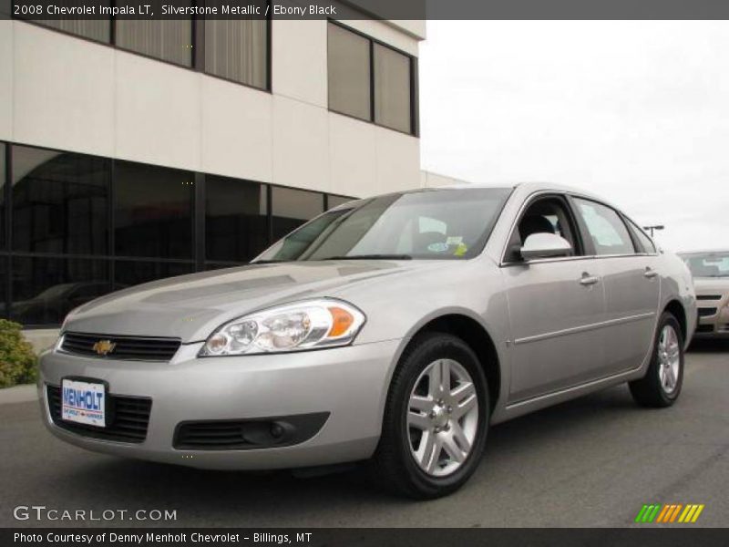 Silverstone Metallic / Ebony Black 2008 Chevrolet Impala LT