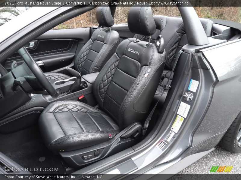 Front Seat of 2021 Mustang Roush Stage 3 Convertible