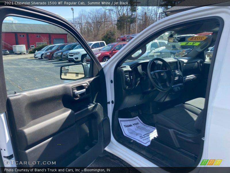 Summit White / Jet Black 2021 Chevrolet Silverado 1500 WT Regular Cab