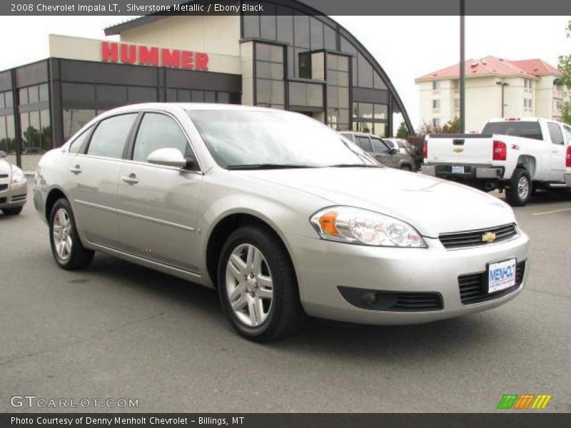 Silverstone Metallic / Ebony Black 2008 Chevrolet Impala LT