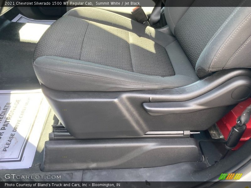 Summit White / Jet Black 2021 Chevrolet Silverado 1500 WT Regular Cab