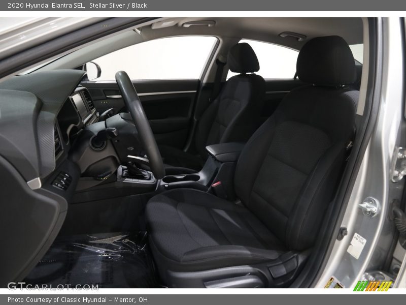 Stellar Silver / Black 2020 Hyundai Elantra SEL