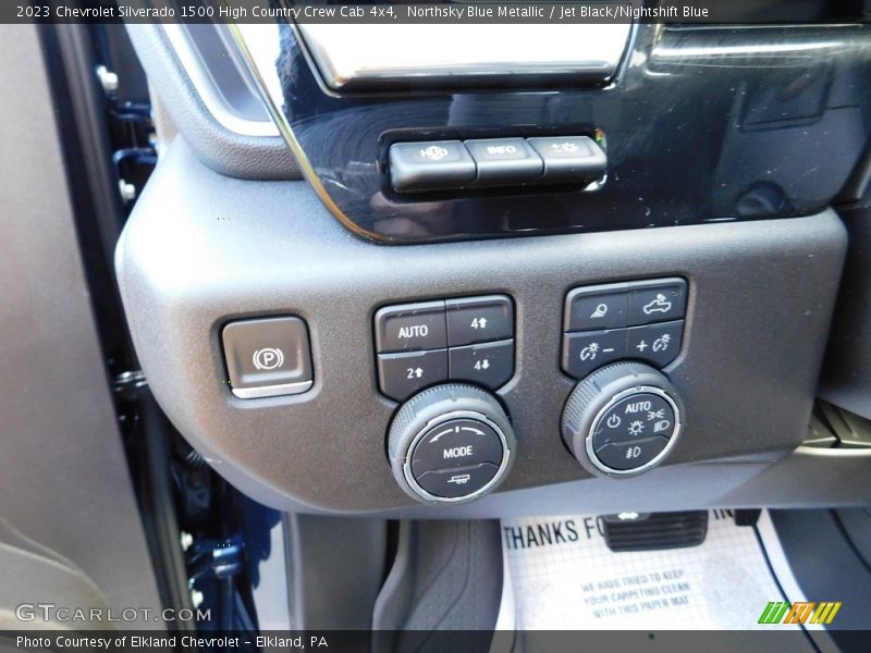Controls of 2023 Silverado 1500 High Country Crew Cab 4x4