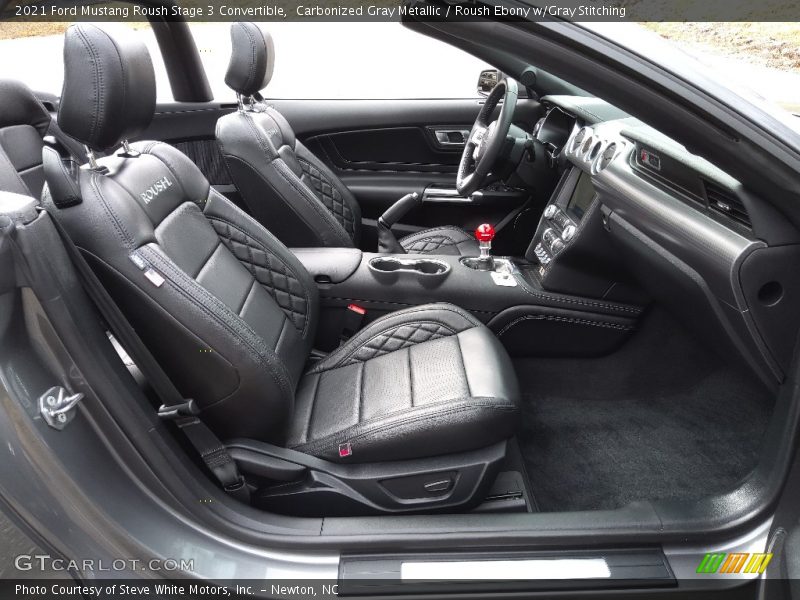  2021 Mustang Roush Stage 3 Convertible Roush Ebony w/Gray Stitching Interior