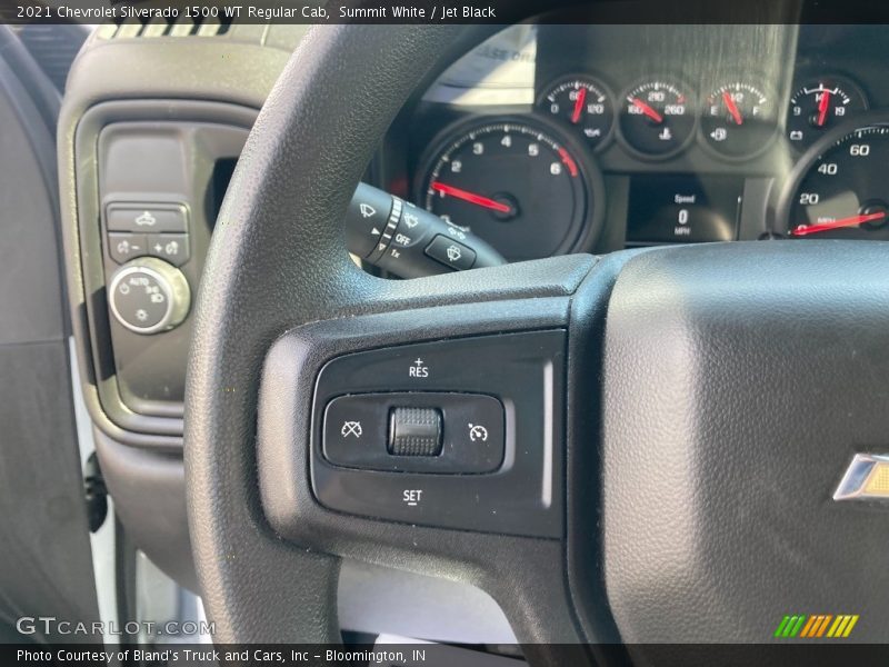 Summit White / Jet Black 2021 Chevrolet Silverado 1500 WT Regular Cab