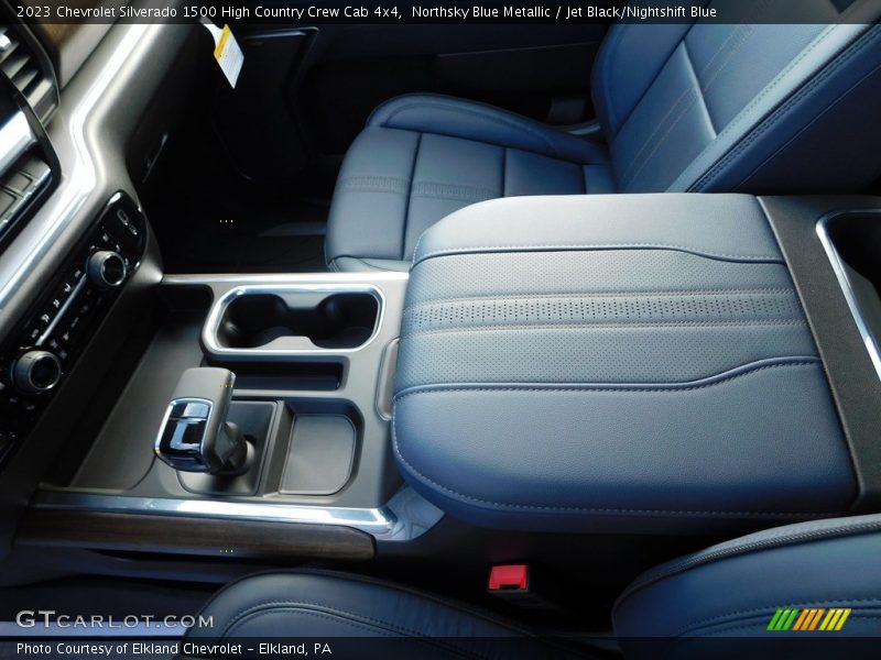 Northsky Blue Metallic / Jet Black/Nightshift Blue 2023 Chevrolet Silverado 1500 High Country Crew Cab 4x4