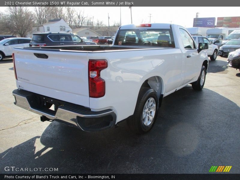 Summit White / Jet Black 2021 Chevrolet Silverado 1500 WT Regular Cab