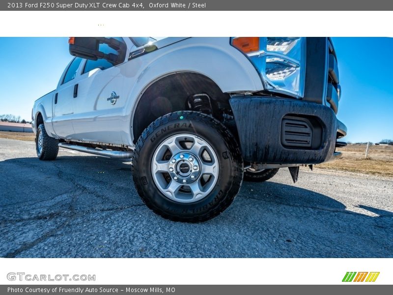 Oxford White / Steel 2013 Ford F250 Super Duty XLT Crew Cab 4x4