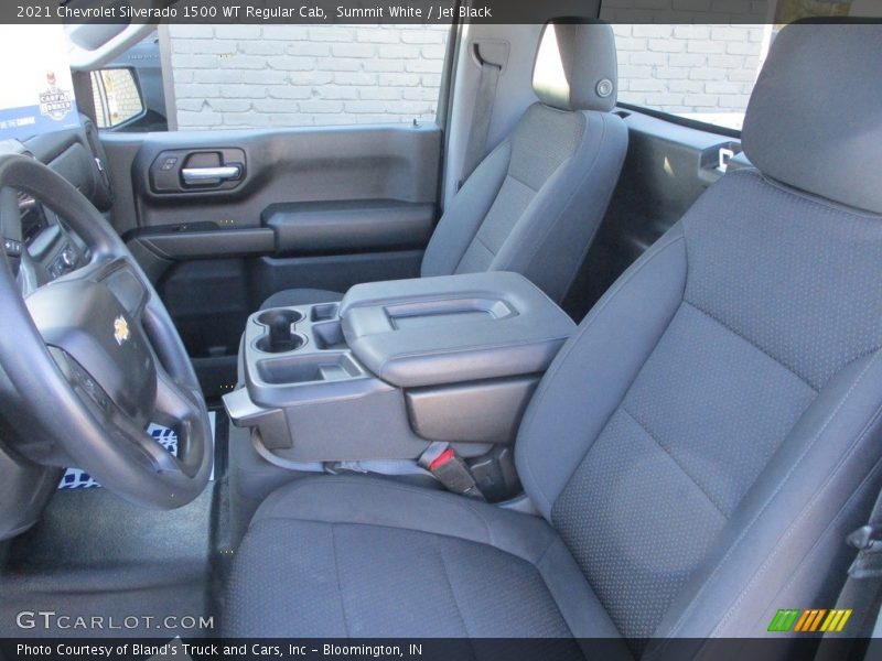 Summit White / Jet Black 2021 Chevrolet Silverado 1500 WT Regular Cab
