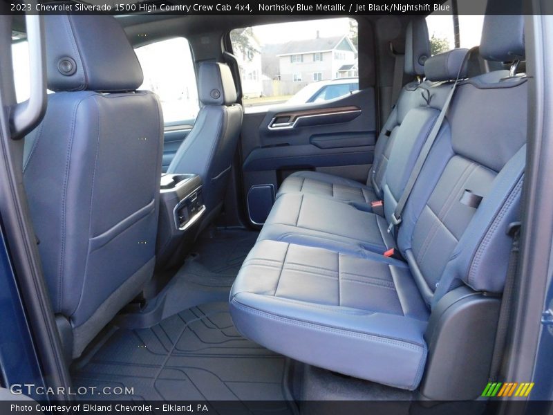 Rear Seat of 2023 Silverado 1500 High Country Crew Cab 4x4