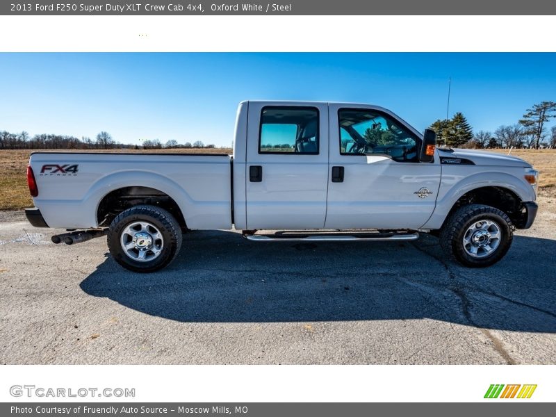 Oxford White / Steel 2013 Ford F250 Super Duty XLT Crew Cab 4x4