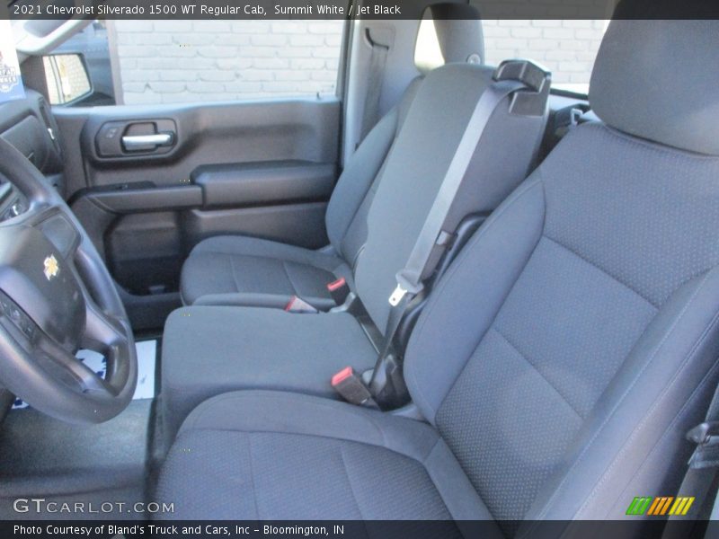 Summit White / Jet Black 2021 Chevrolet Silverado 1500 WT Regular Cab