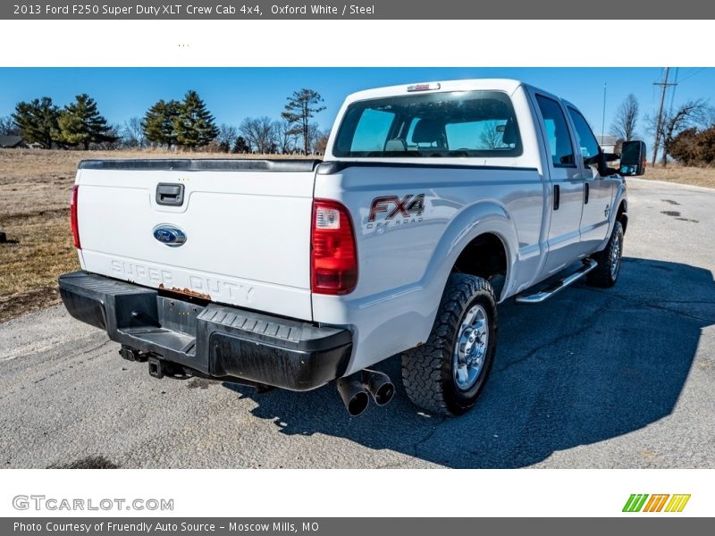 Oxford White / Steel 2013 Ford F250 Super Duty XLT Crew Cab 4x4