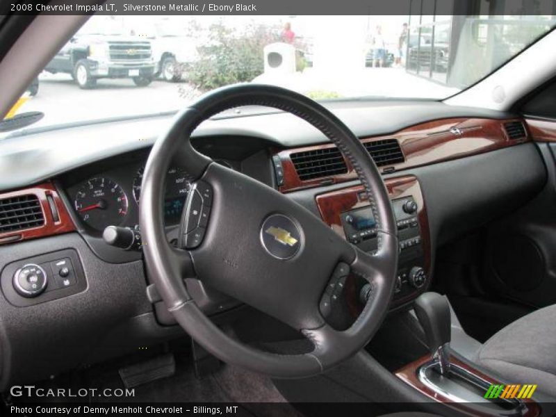 Silverstone Metallic / Ebony Black 2008 Chevrolet Impala LT