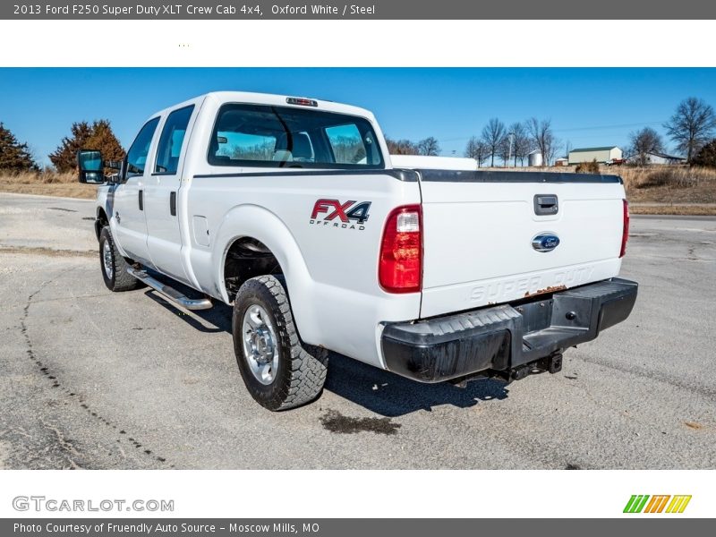 Oxford White / Steel 2013 Ford F250 Super Duty XLT Crew Cab 4x4