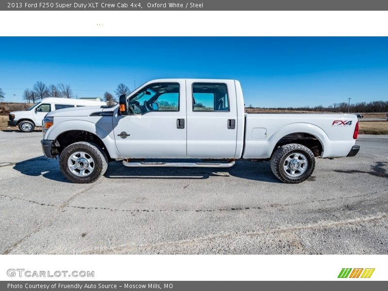 Oxford White / Steel 2013 Ford F250 Super Duty XLT Crew Cab 4x4
