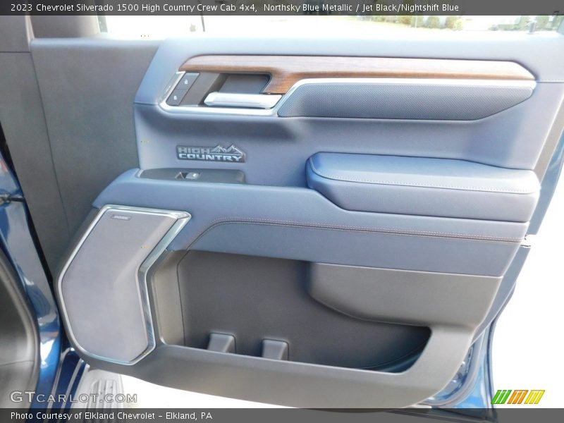 Door Panel of 2023 Silverado 1500 High Country Crew Cab 4x4