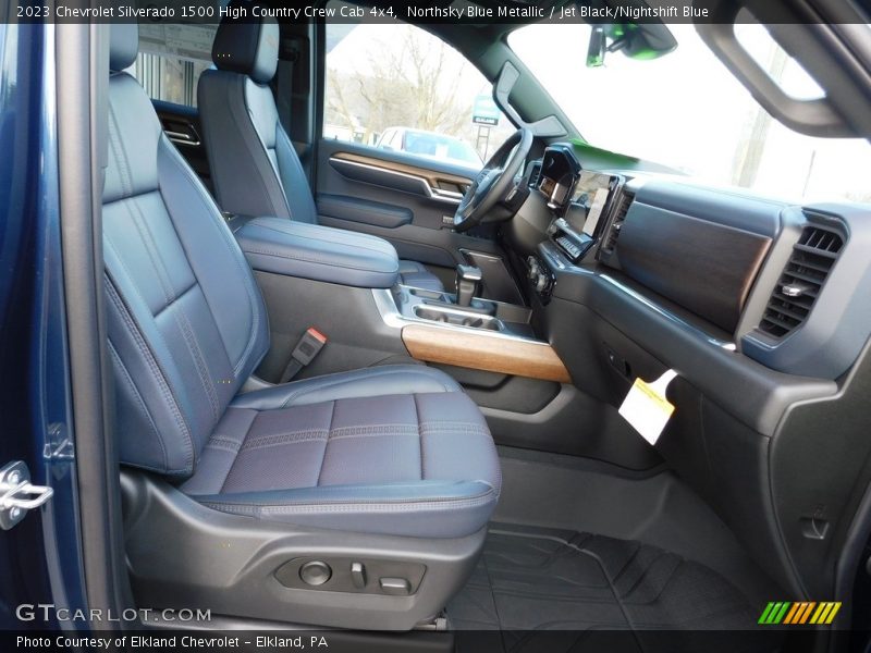  2023 Silverado 1500 High Country Crew Cab 4x4 Jet Black/Nightshift Blue Interior